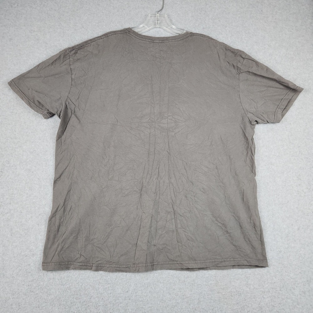 KISS Rock And Roll All Nite T Shirt Mens 2XL Gray Mad Engine Cotton Short Sleeve - Picture 6 of 7